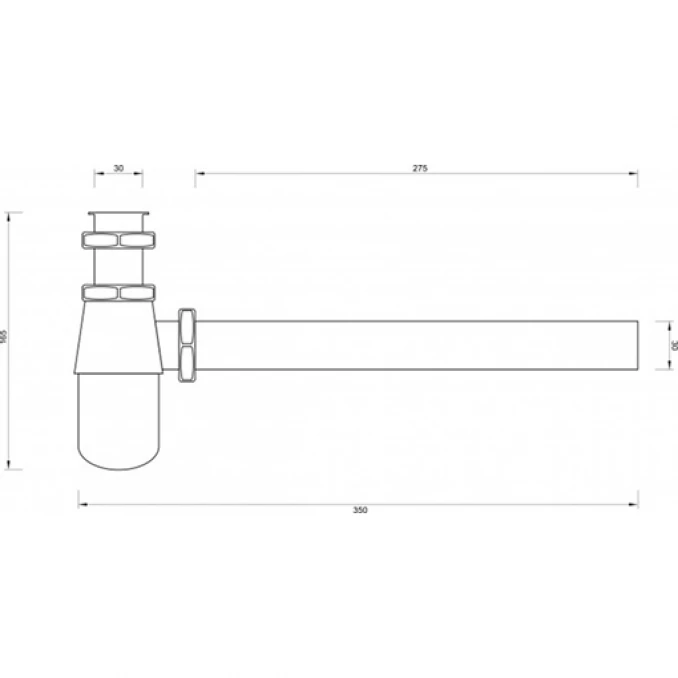 Sifon COPEN za lavabo MS