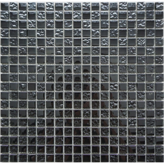 Mozaik stakleni crni GM005/2 300x300x8